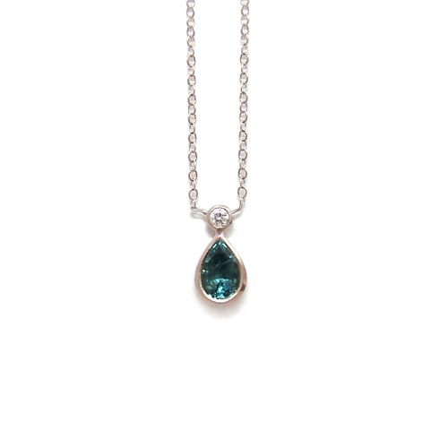 RedStart Design Item V873 Montana Sapphire Pendant with