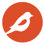 RedStart contained icon in red